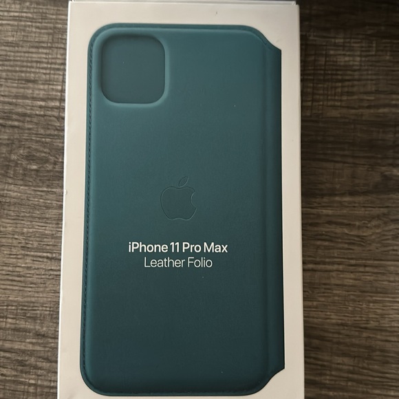 Apple Iphone 11 Pro Leather Case Forest Green Cover IPhone 11 Pro Max  Leather Folio!! Cases